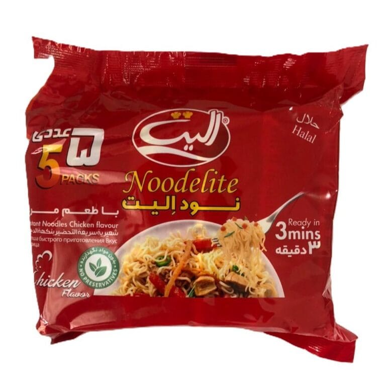 بسته نودل 5 عددی نودالیت در طعم های مختلف