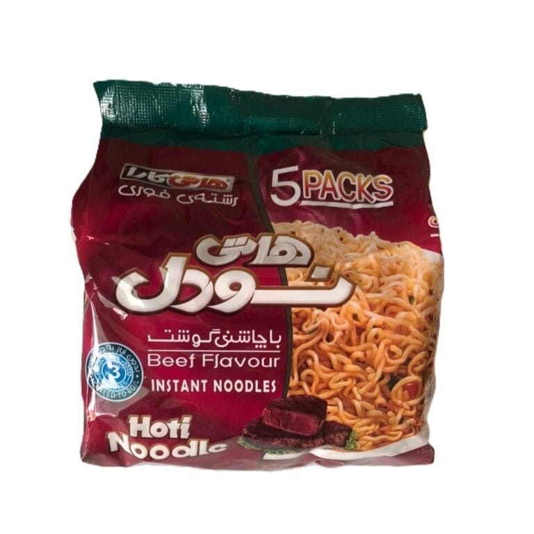 بسته نودل 5 عدد هاتی در طعم های مختلف