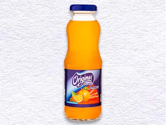 آبمیوه بطری شیشه ای اورجینال درطعم های مختلف