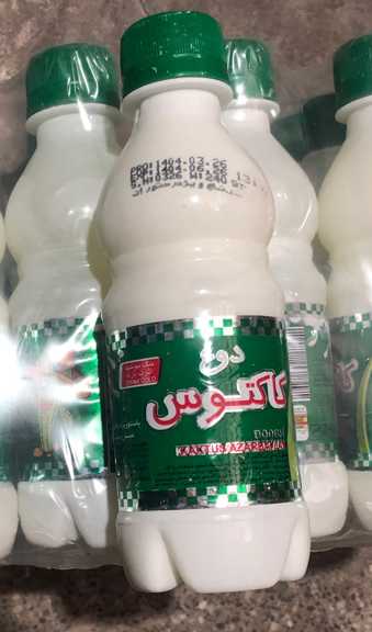 دوغ بدون گاز 250 میلی لیتر کاکتوس