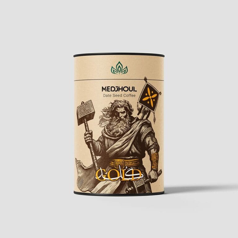 قهوه هسته خرما طلایی مدژول