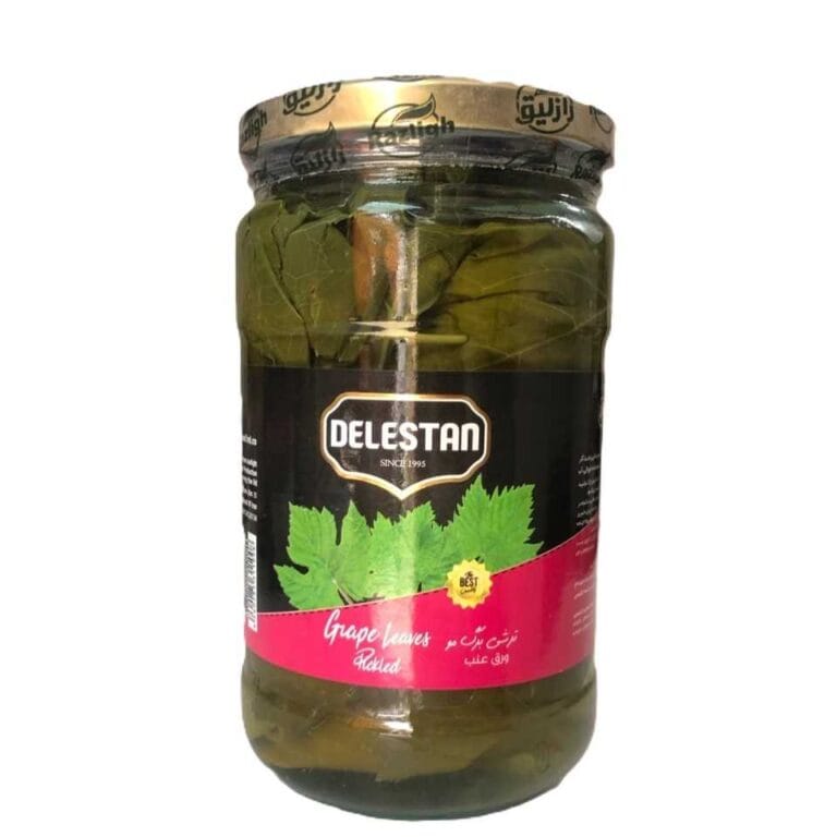 ترشی برگ مو دلستان