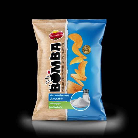 چیپس نمکی بمبا