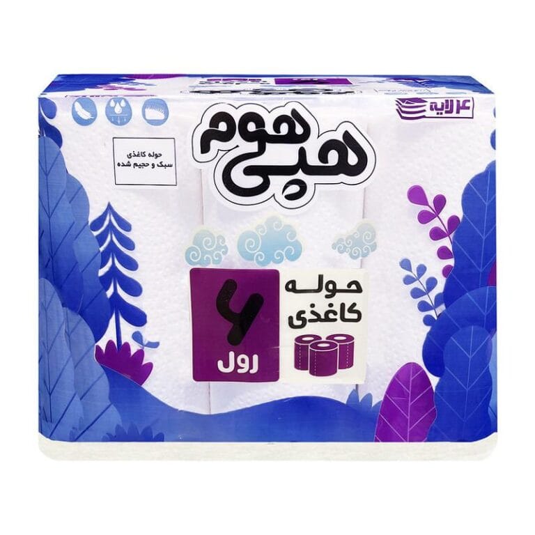 دستمال حوله کاغذی 6 رول هپی هوم