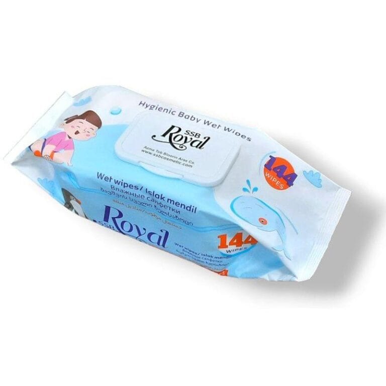 دستمال مرطوب کودک 144 لایه رویال