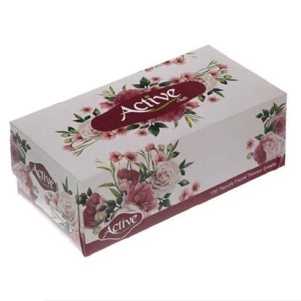 دستمال کاغذی 300 برگ اکتیو